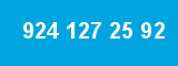 924 127 25 92 924 127 25 92